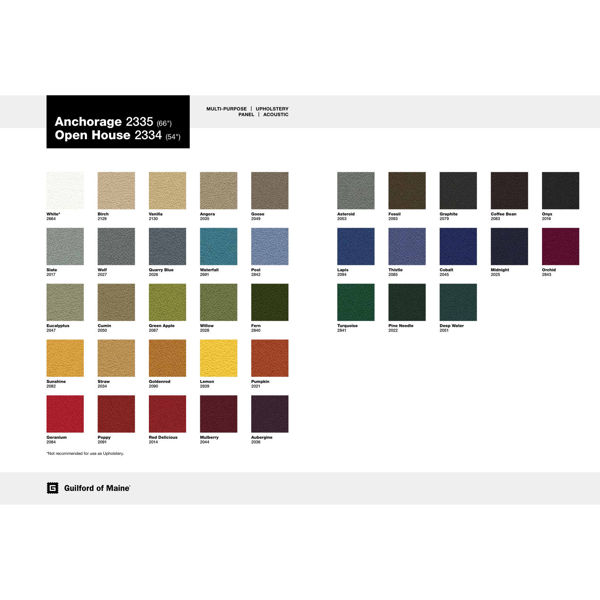 Picture of Guilford of Maine Anchorage Binder Card - All Colors